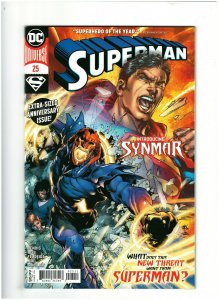 Superman #25 NM- 9.2 DC Comics 2020 Brian Bendis, 1st Synmar app. 