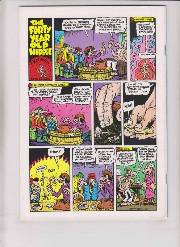 Underground Classics #8 VF- forty year old hippie #1 TED RICHARDS rip off 1988