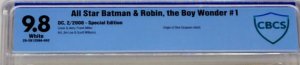 All Star Batman and Robin the Boy Wonder #1 Special Edition DC 2006 CBCS 9.8