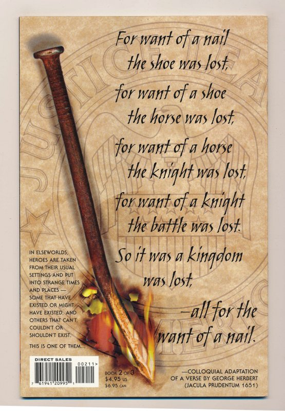 Justice League The Nail (1998) #1-3 NM Complete series