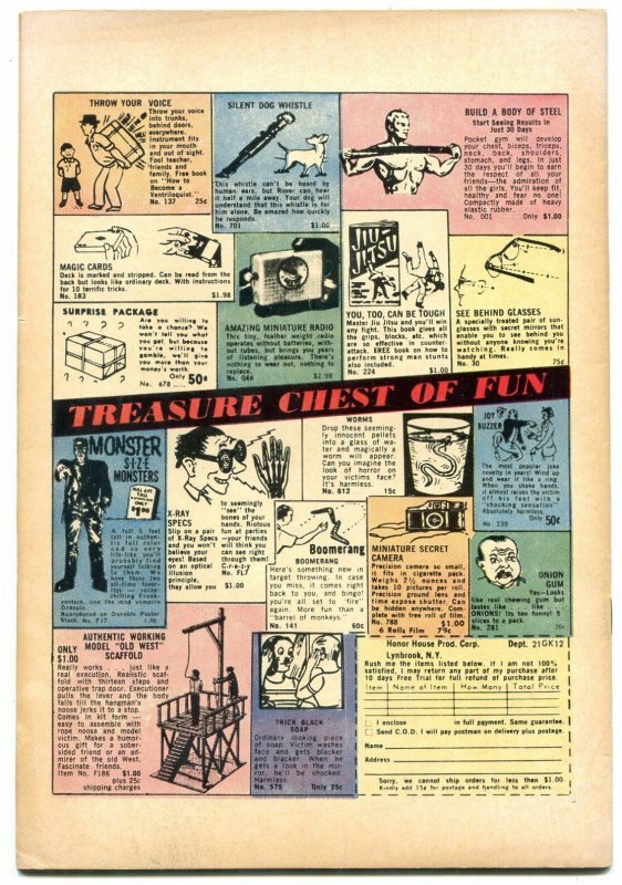 WYATT EARP FRONTIER MARSHALL #62 1966 FORTUNE TELLER FN