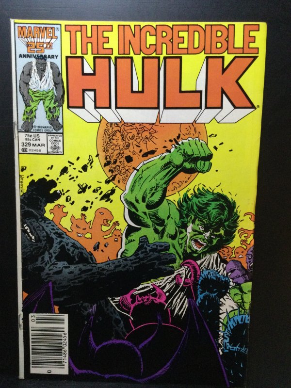 The Incredible Hulk #329 Newsstand Edition (1987)