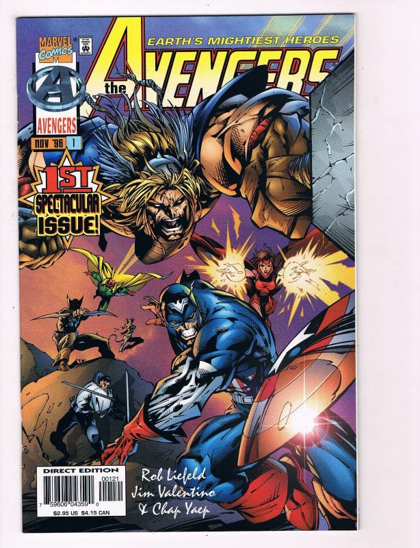 The Avengers # 1 Marvel Comic Books Awesome Issue Modern Age WOW!!!!!!!!!!!! S41