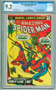 The Amazing Spider-Man #149 (1975) CGC 9.2!