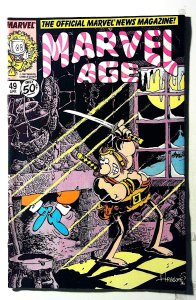 Marvel Age #49 (1987) Marvel Comics Groo the Wanderer 1st Print Comic Book
