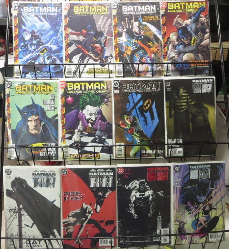 BATMAN: LEGENDS OF THE DARK KNIGHT - 51 diff (1991-1997) DC Comics books F-VF/+