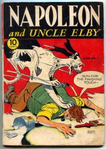 Napoleon and Uncle Elby #1 1942-CLIFFORD MCBRIDE-GAG COVER vg-