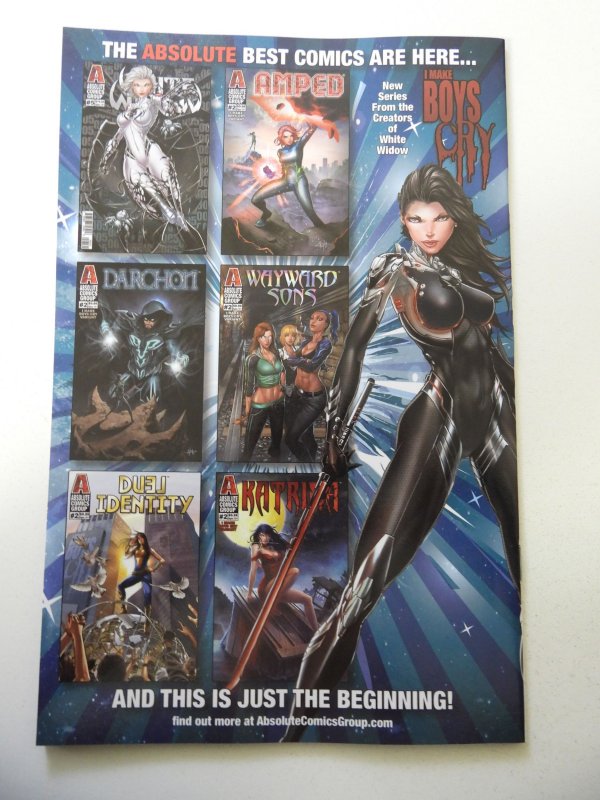 White Widow #3 Metal Cover! NM Condition