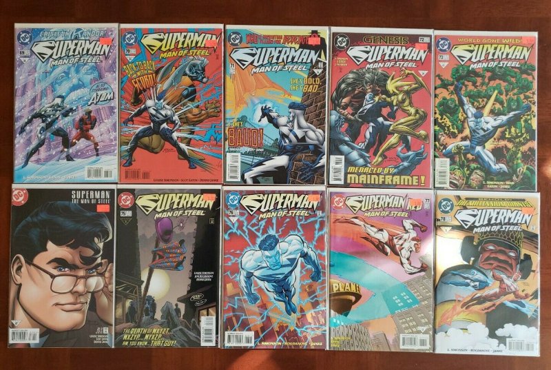 SUPERMAN THE MAN OF STEEL 1 - 83 + 6 ANNUALS - 90s DC