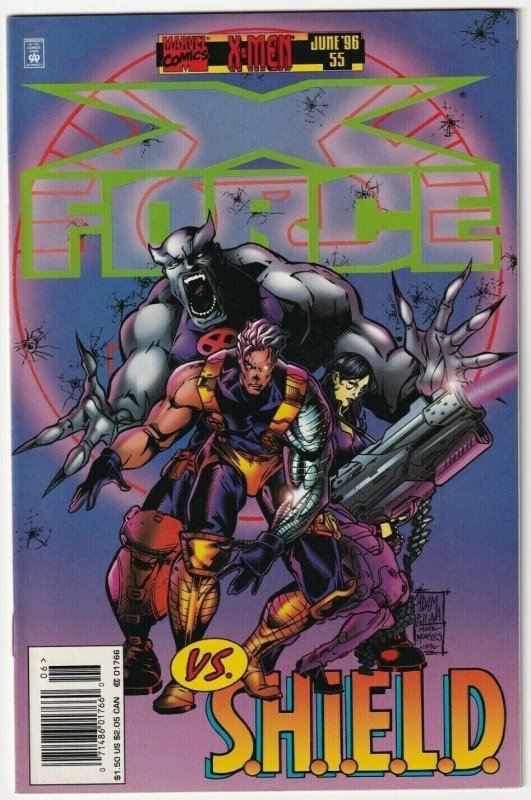 X-Force #55 June 1996 Marvel Comics