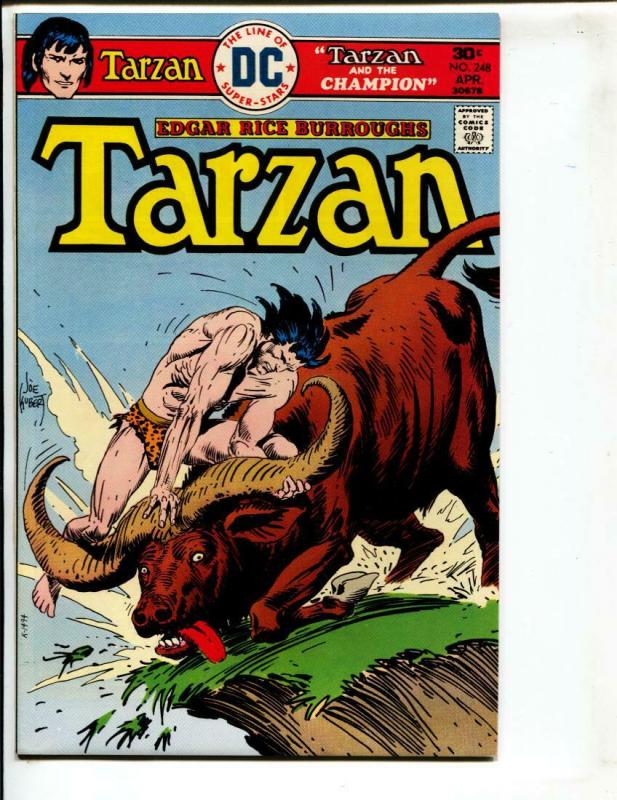 Tarzan-#248-1976-DC-BRONZE-AGE-Joe Kubert-NM-