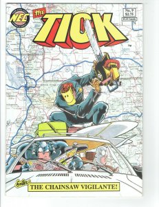 The Tick #9 VF Ben Edlund  The Chainsaw Vigilante NEC 1991 