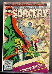 Chilling Adventures In Sorcery #4 (1973) Red Circle Gray Morrow Cover