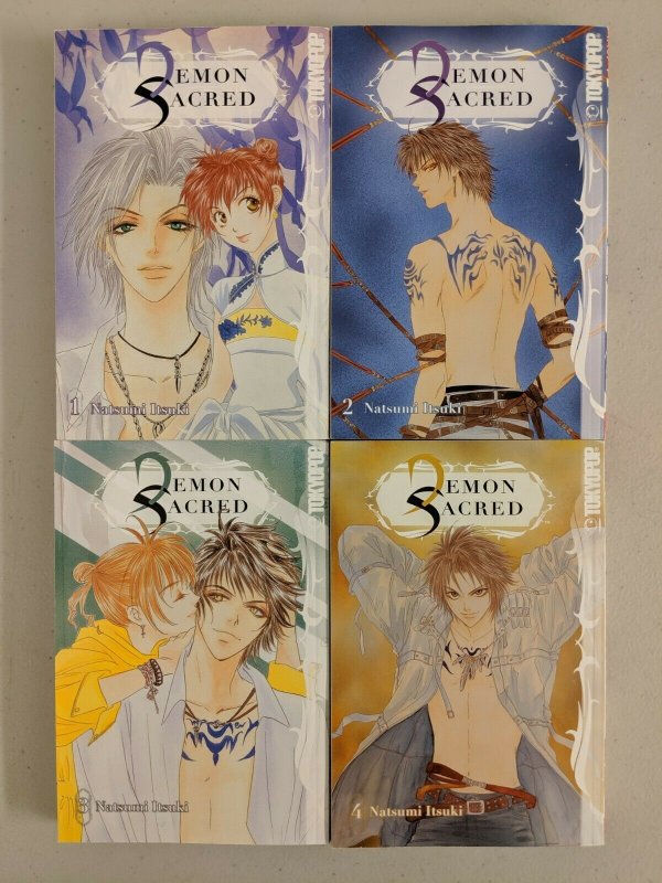 Demon Sacred Vol 1-4 Full Set (TokyoPop, 2010) Natsumi Itsuki 1 2 3 4 