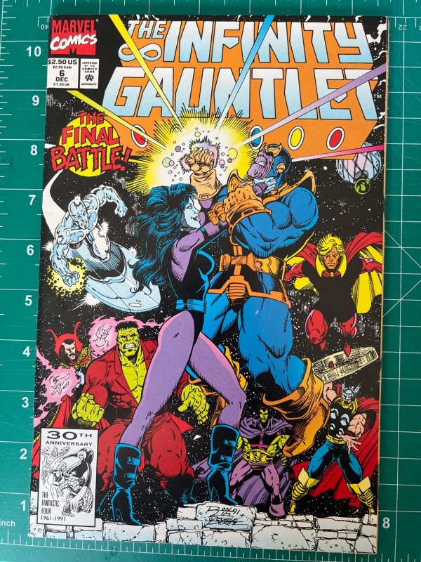 The Infinity Gauntlet #1-6 (1991) VF