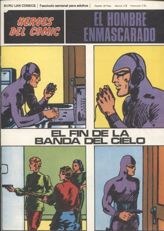 Hombre Enmascarado/Phantom de Burulan SOLO CUBIERTA nº 12: El fin de la band...