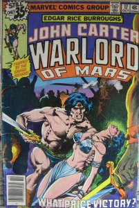 John Carter Warlord of Mars 17 Marvel Comics Bronze Age 1978 VG