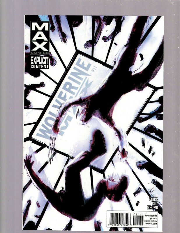 15 Wolverine Max Marvel Comic Books # 1 2 3 4 5 6 7 8 9 10 11 12 13 14 15 RP4