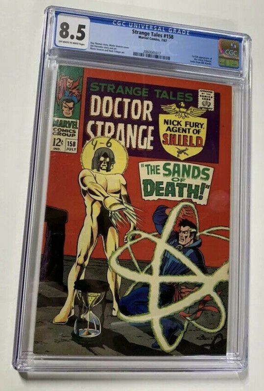 Strange Tales 158 Cgc 8.5 1st Living Tribunal Marvel Silver Age