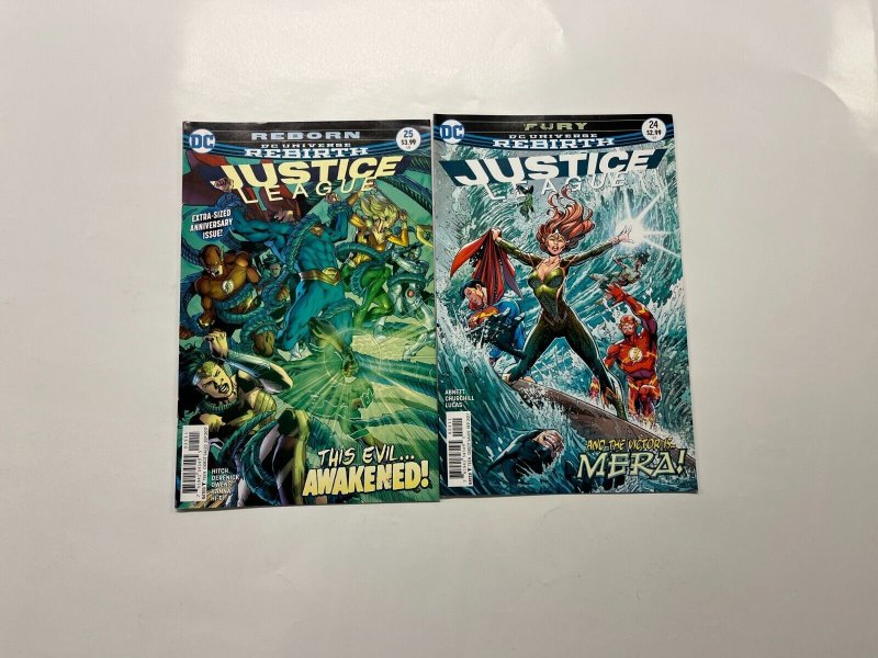 4 Justice League DC Comics Books #24 25 27 28 Hitch 38 JW13