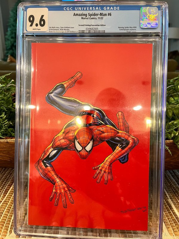 CGC 9.6 Amazing Spider-man #6 Tyler Kirkham Cover