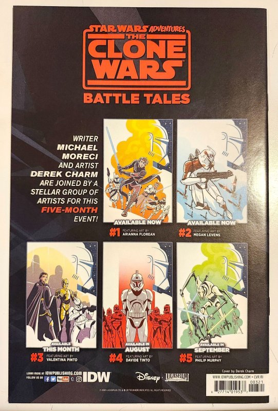 Star Wars Adventures: The Clone Wars-Battle Tales #3 (9.4 2020) plus Variant