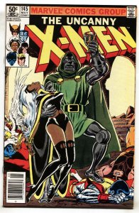 X-MEN #145 comic book 1981-WOLVERINE-DR DOOM-HIGH GRADE