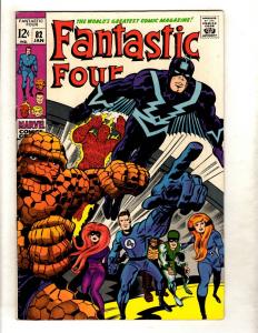 Fantastic Four # 82 FN Marvel Comic Book Dr. Doom Human Torch Thing Hulk FM3