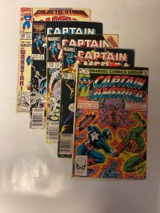 5 Captain America MARVEL comic books #274 296 314 321 398 9 KM28