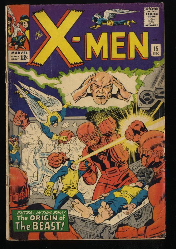 X-Men #15 VG 4.0 Marvel Comics