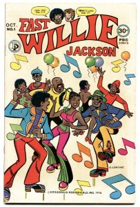 FAST WILLIE JACKSON #1-Hard to find-RARE-1976-BLACK ARCHIE-FIRST ISSUE 