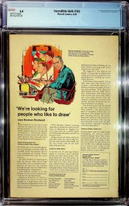 The Incredible Hulk #102 (1968) - CGC 6.0 - Cert #3814247018