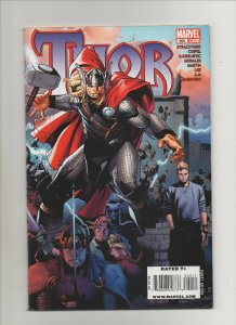 Thor #600 - Awesome Wraparound Cover By Oliver Coipel - (Grade 9.2) 2009
