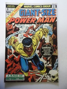 Giant-Size Power Man (1975) VG/FN Condition 1/4 tear bc