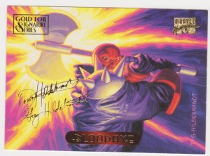 1994 Marvel Masterpieces Gold Foil Signature Series #15 Bloodaxe/Hildrebrandt