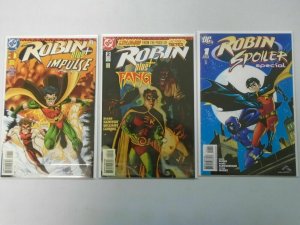 Robin Comic Lot 3 Different Books 8.0 VF (1996 & 2008)