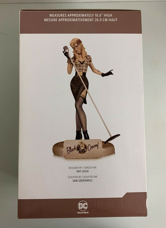 DC Bombshells Black Canary Sepia Tone Variant Numbered Limited Edition Statue  