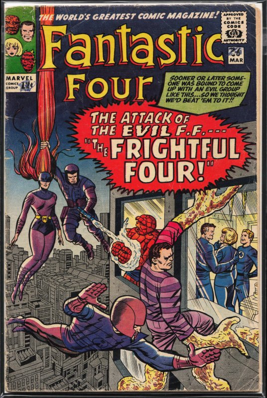 Fantastic Four #36 (1965) Fantastic Four [Key Issue]