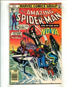 AMAZING SPIDER-MAN #171 (5.5) NOVA!! 1977