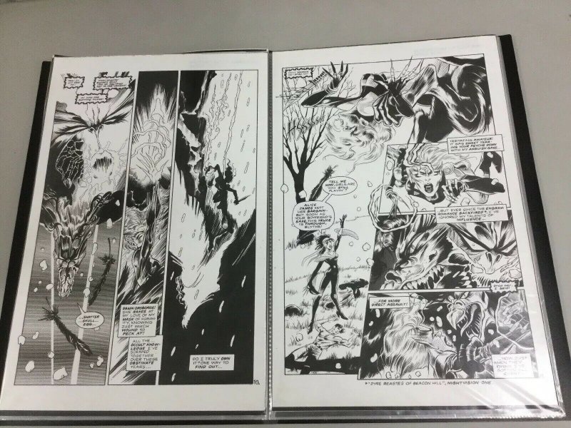 Hannibal King Original Comic Art Complete 23 Page Story Nightvision #4 