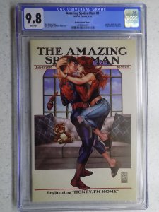 AMAZING SPIDER-MAN # 1 BROOKS COVER D VARIANT CGC 9.8. 1ST KINDRED