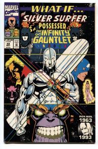 What If #49 comic book  Silver Surfer possessed the Infinity Gauntlet 1993