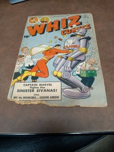 Whiz Comics 86 Fawcett 1947 Golden Age Shazam! Captain Marvel Robot Sci-fi Cover