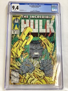 Incredible Hulk #343 - CGC 9.4 - Marvel - 1988 - Peter David! Todd McFarlane!