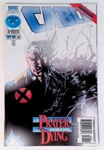 Cable #36 with Overpower card Mr. Fantastic (Oct 1996, Marvel) FN+