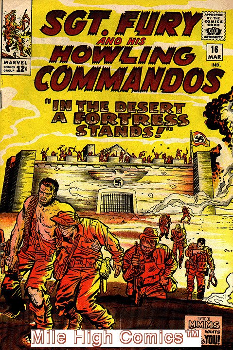 SGT. FURY AND HIS HOWLING COMMANDOS (1963 Series) #16 Good Comics Book