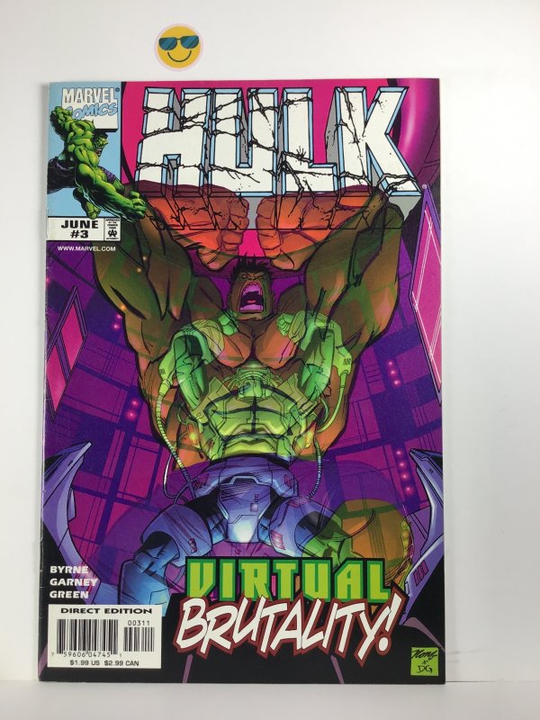 Hulk #3 (1999)  John Byrne, Garney, Green: virtual brutality