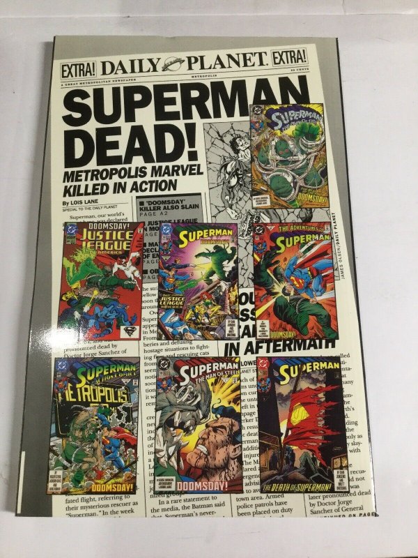 Death Of Superman 2nd Print Newstand Very Fine Vf 8.0 Tpb Sc Dc Comics