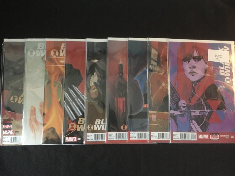 BLACK WIDOW #1-17, 19 VFNM Condition