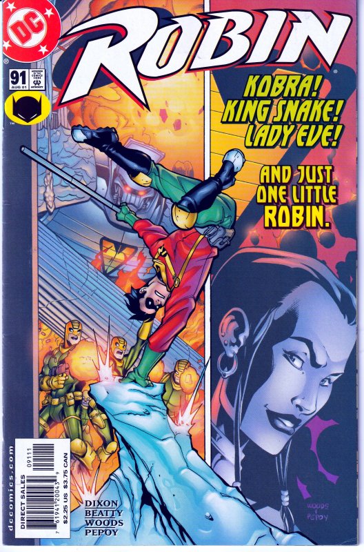 Robin(vol. 1)#72,90,91,92,93,94,96-97,100 Batman,No Man's Land,King Snake,Kobra!